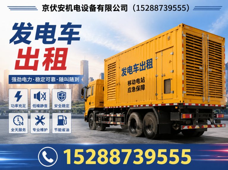 镇江发电机租赁展示图