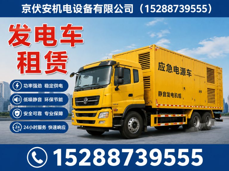 镇江发电车租赁展示图